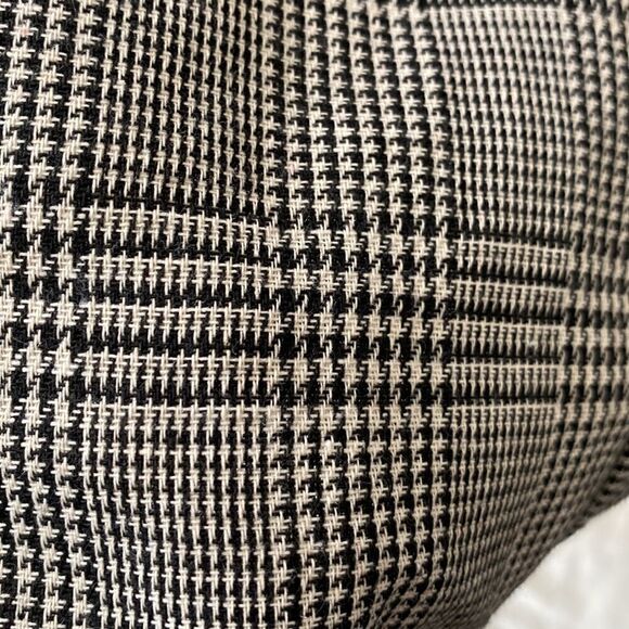 Vintage Y2K Black Houndstooth Plaid Sundress 90s Aesthetic Dress - Picture 4 of 6